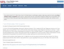 Tablet Screenshot of kamupolitikalari.org